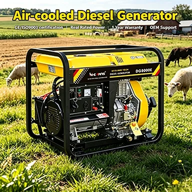 

4.6kw/5.5kw/6.5kw/7kw 50hz 220v Open-Frame Portable Diesel Generator For Home With Diesel Engine