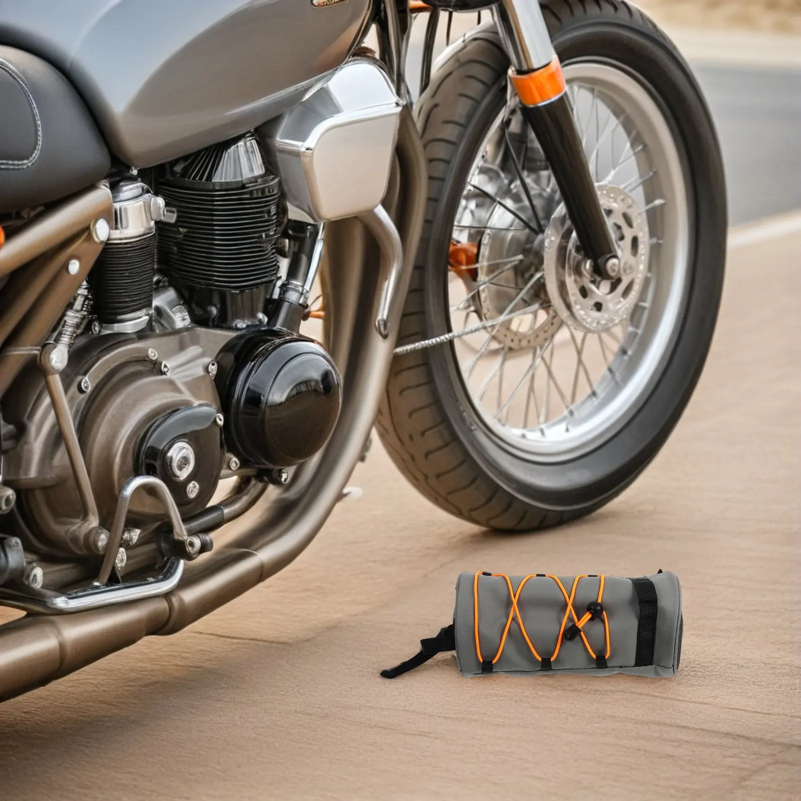 

Waterproof Front Handlebar Bag Bike Tube Storage Pouch for Mountain Road Cycling Outdoor Riding Gear Bike Top Tube Pouch