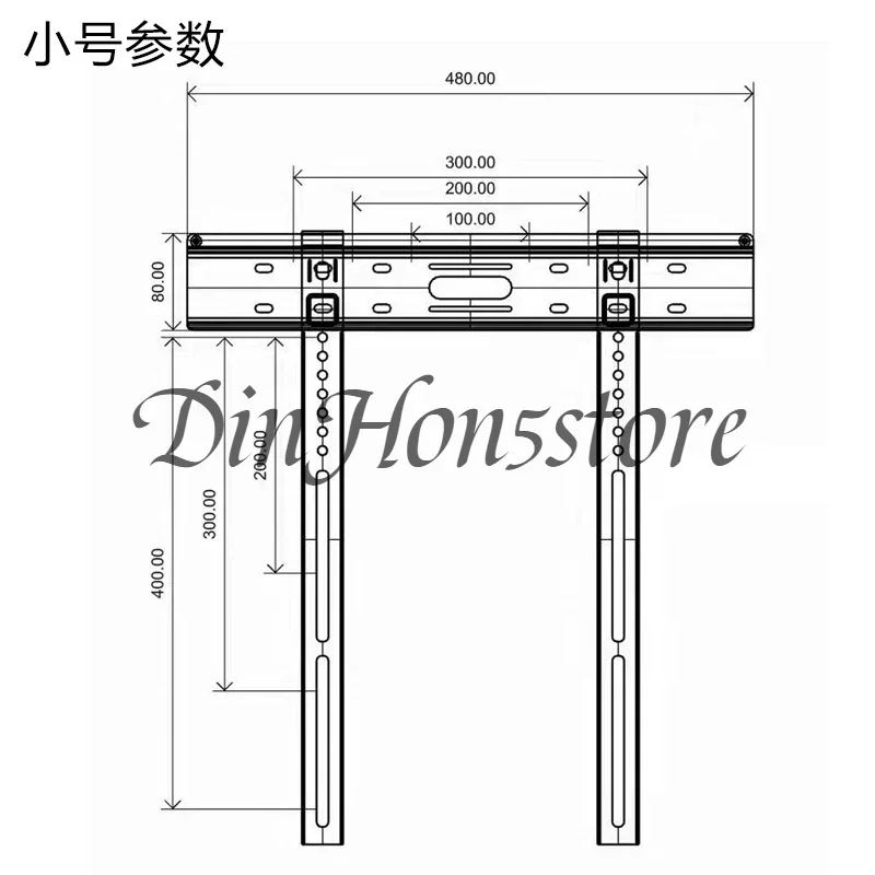 Soporte de pared ultrafino para TV de 55, 65, 75, 85 y 86 pulgadas