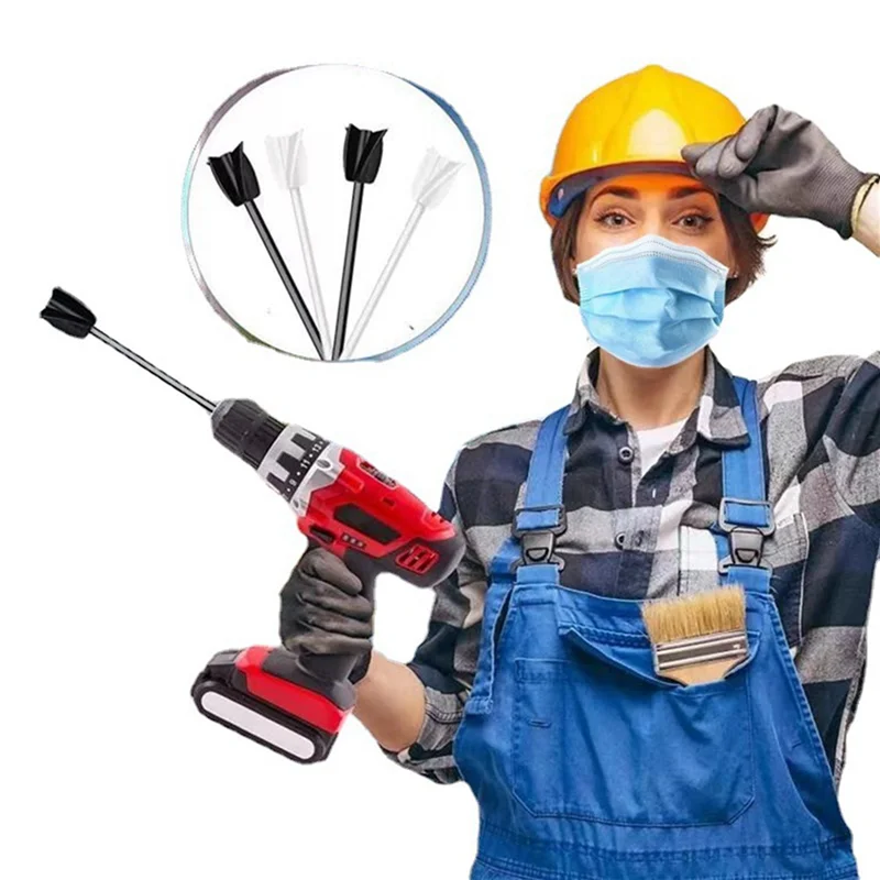 Mieszadło do żywicy ABCA-Mixer, zestaw 50 sztuk mieszadeł do żywicy epoksydowej, mieszadło spiralne do mieszania farb