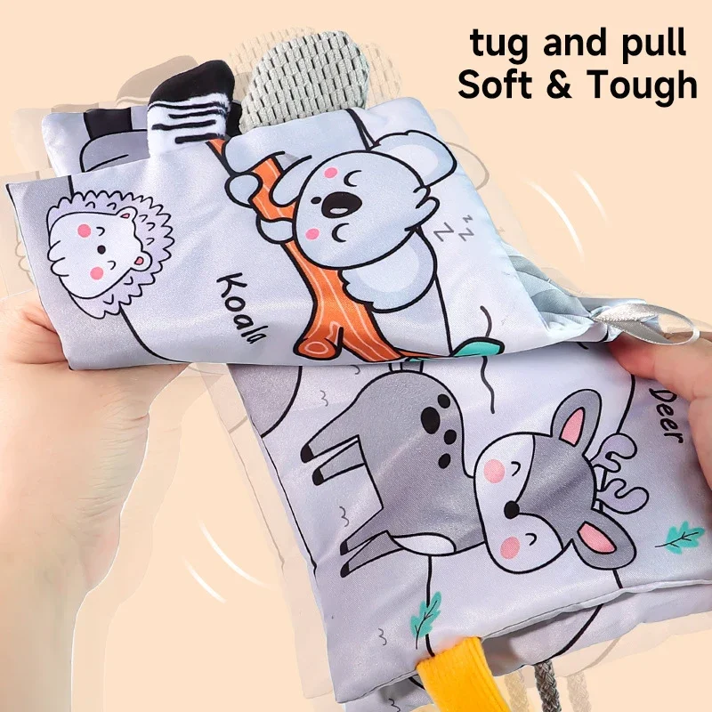 Baby Sensory Cloth Books Children Early Educational Toys Rustle Sound  Soft Book 0-12 Months Cognition Study Educational Toys