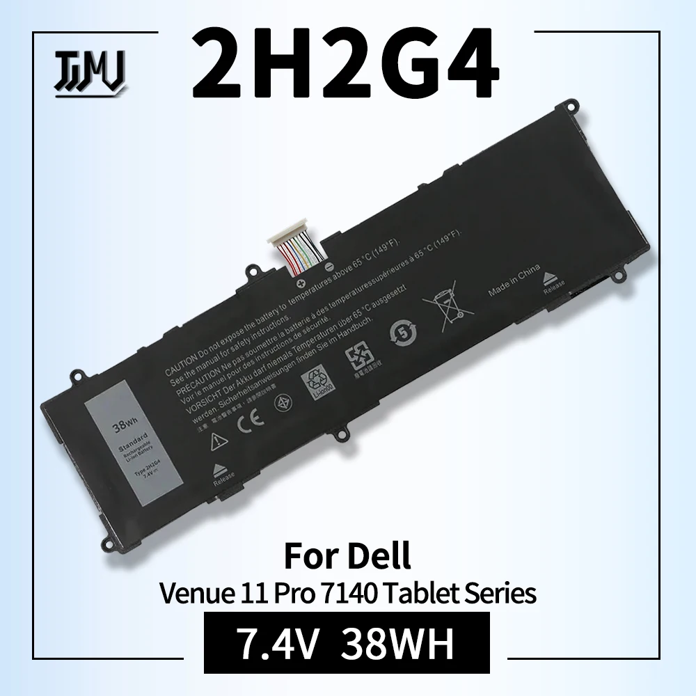 

2H2G4 Laptop Battery Replacement for Dell Venue 11 Pro 7140 Series Notebook HFRC3 21CP5/63/105 2217-2548 7.4V 38Wh 4980mAh