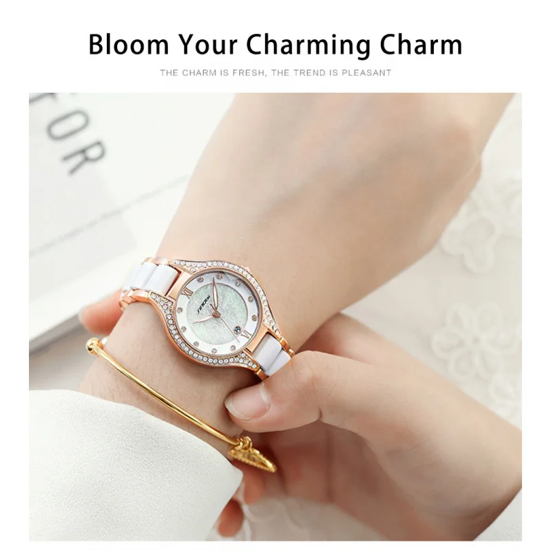 

Women's Watch Women's Elegant Light Luxury Fritillary Quartz Watch Calendar Women's Famous Watch Waterproof