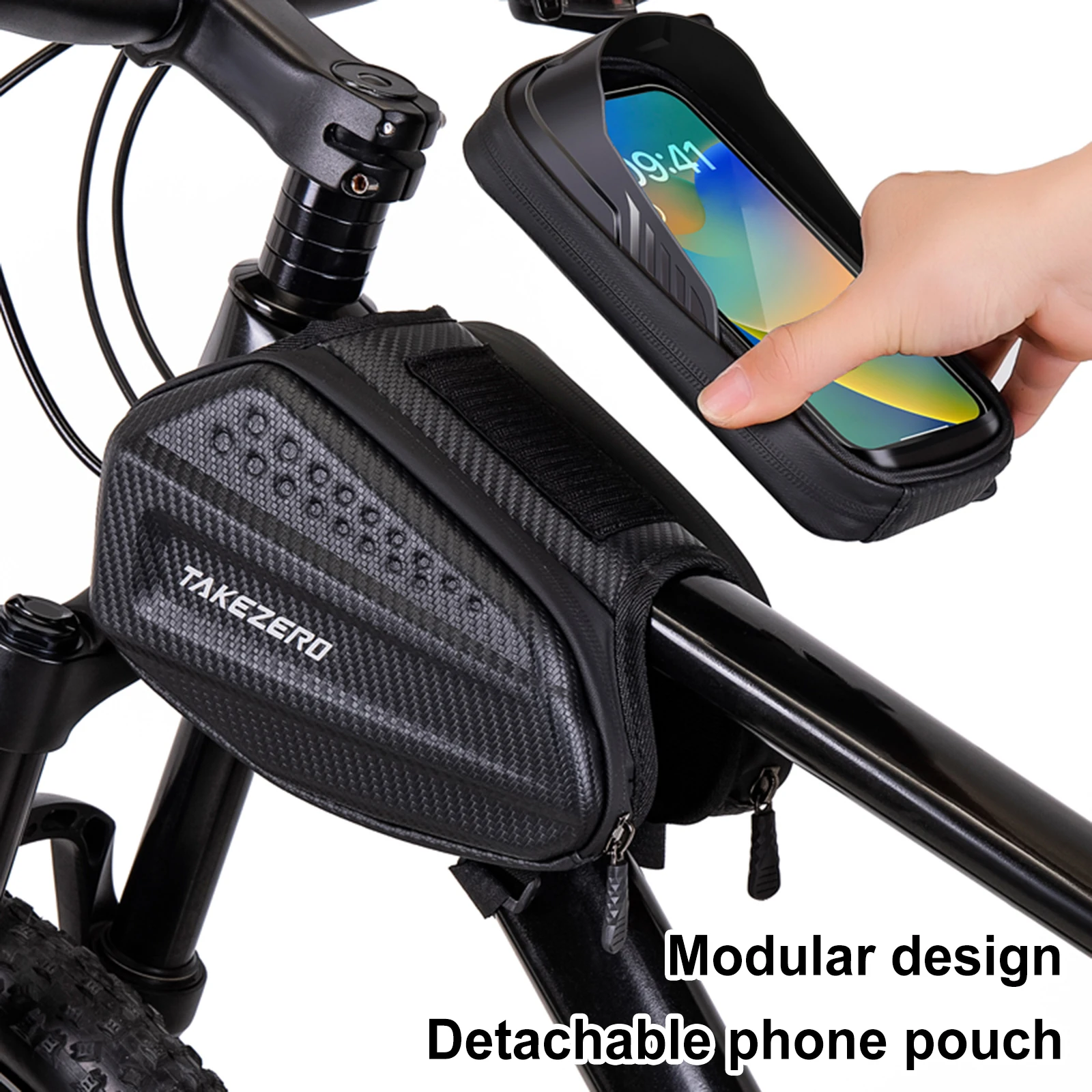 กระเป๋าติดเฟรมจักรยานกันน้ำ ที - Youtube Phone Accessories บทวิจารณ์และราคา
