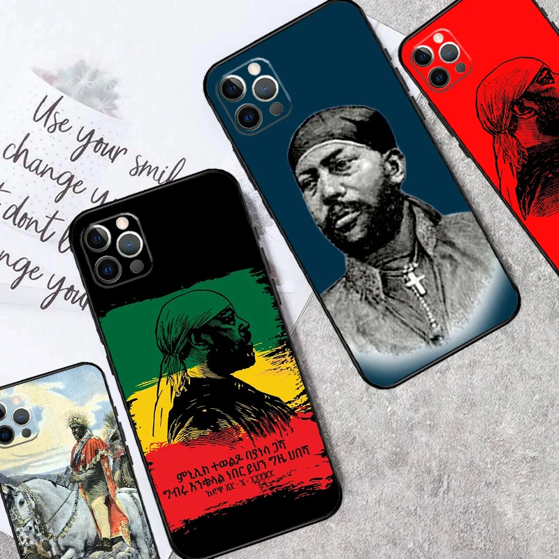 Emperor Menelik II of Ethiopia Case For Samsung Galaxy M21 M31 M15 M55 M56 M36 M16 M06 M13 M33 M53 M12 M32 M52 M14 M34 M54