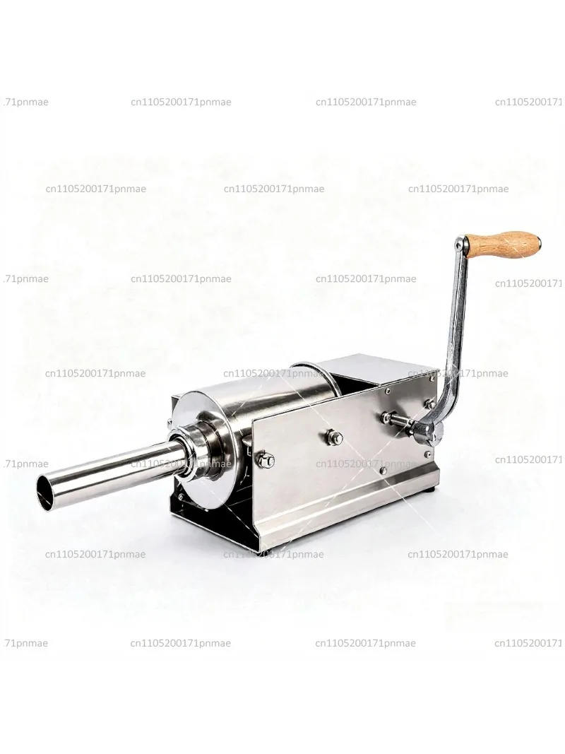 Horizontal Two-Speed Stainless Steel Sausage Stuffer, Household Commercial Sausage Filling Machine for Homemade Sausage