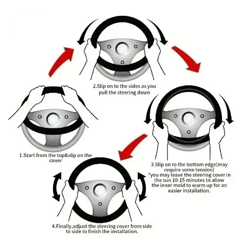 15 بوصة ليلو وستيتش عجلة القيادة غطاء وقائي لطيف ستيتش طباعة Kawaii ديزني اكسسوارات السيارات أنيمي الشكل تأثيري اللعب