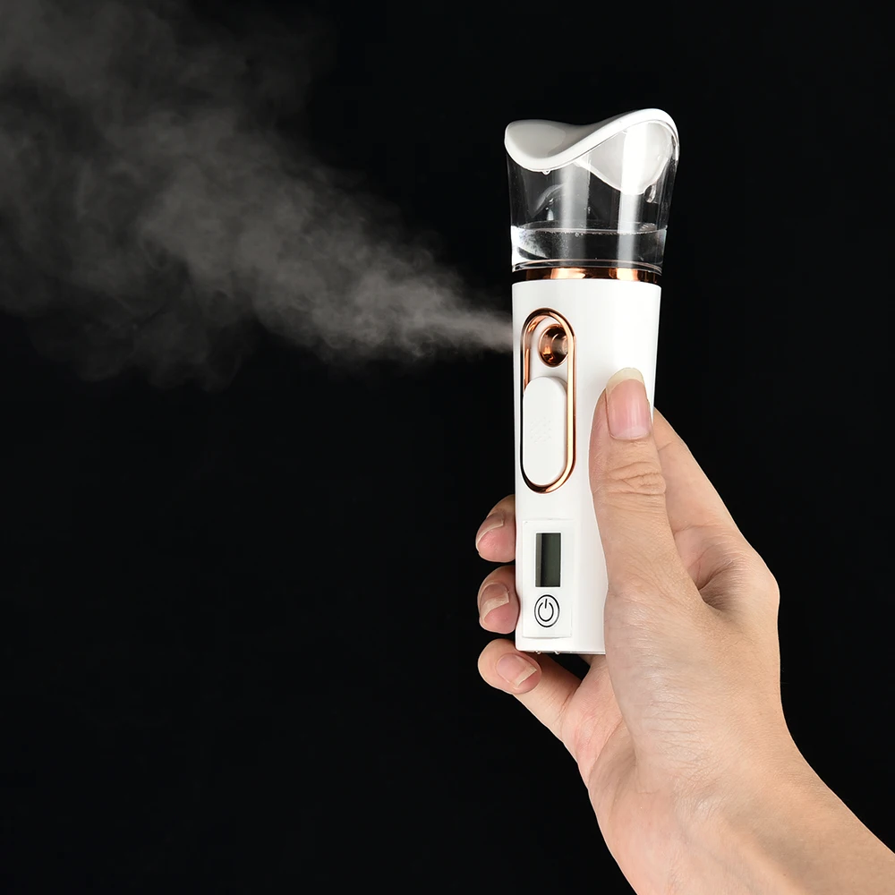 Nano Gesichts Sprayer Mini Luftbefeuchter Tragbare Drahtlose Kühlen Nebel Maker Fogger Hydratation Luftbefeuchter Hautpflege USB Aufladbare Spa