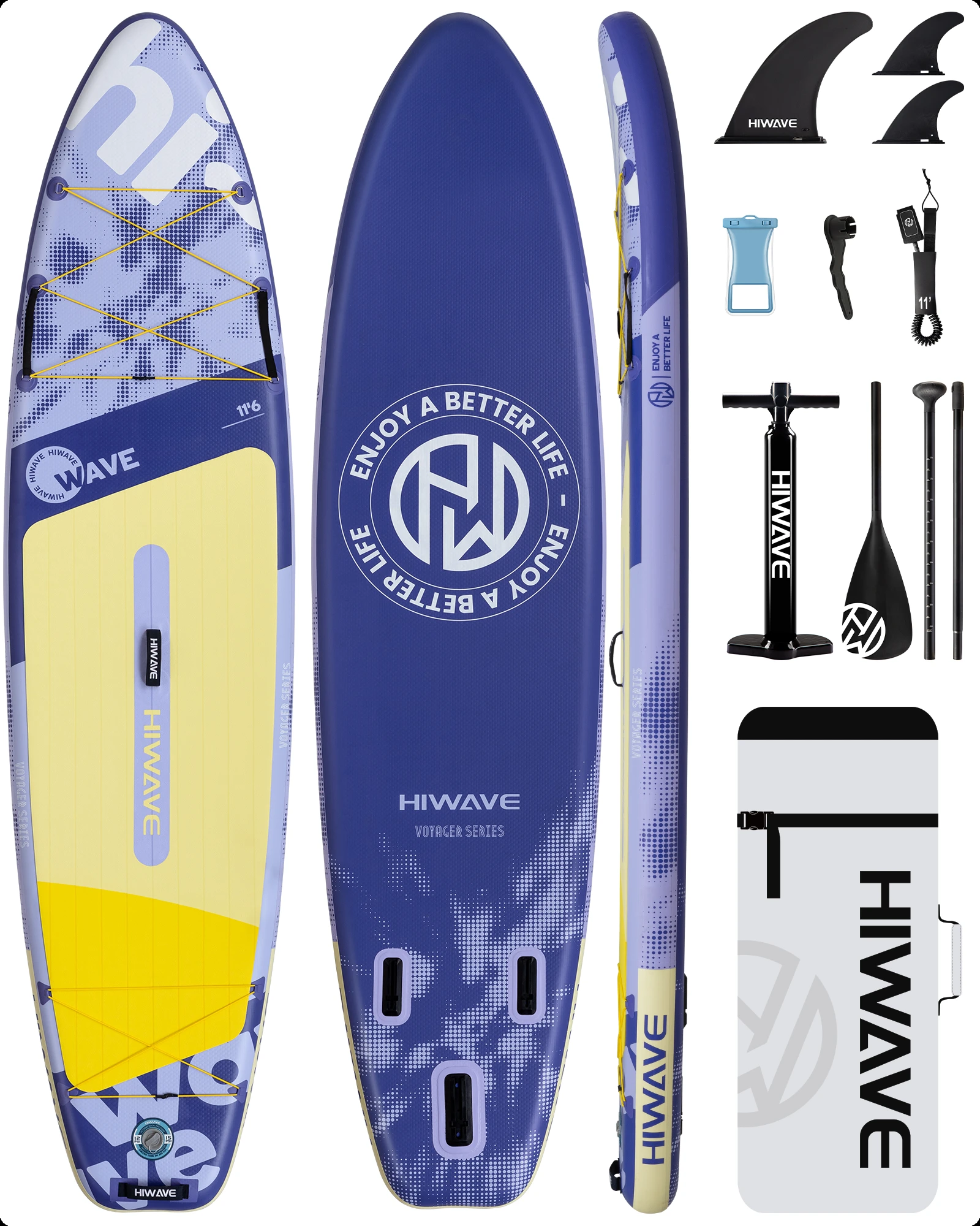 Family Vacation SUP 11'6''x35''x6'' Holiday Beach Lake 450lbs Inflatable Stand up Paddle Board Accessories Water Sports
