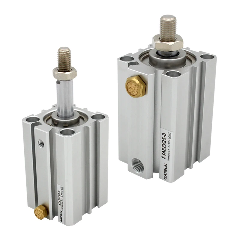 SSA20 أسطوانة مدمجة ذات دفع مفرد STA20 ذات سحب واحد SSA20X15 SSA20X5 STA20X5 STA20X50