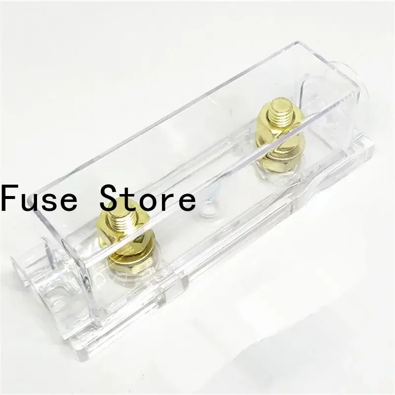 1PCS 30A/50A/80A100A200A/400A Large Flat Plug  Fork Bolt Automotive Fuse/holder