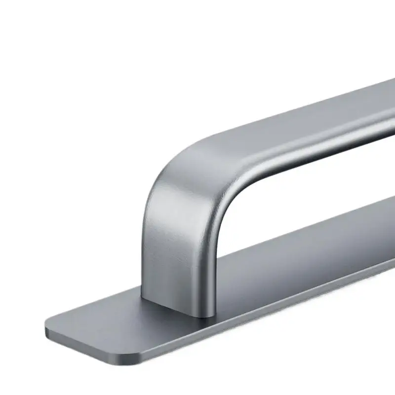 NEW SALE Aluminum Alloy Drill-free Handle Glass Sliding Door Window Drawer Wardrobe Push-pull Bathroom Sticker Door Handles
