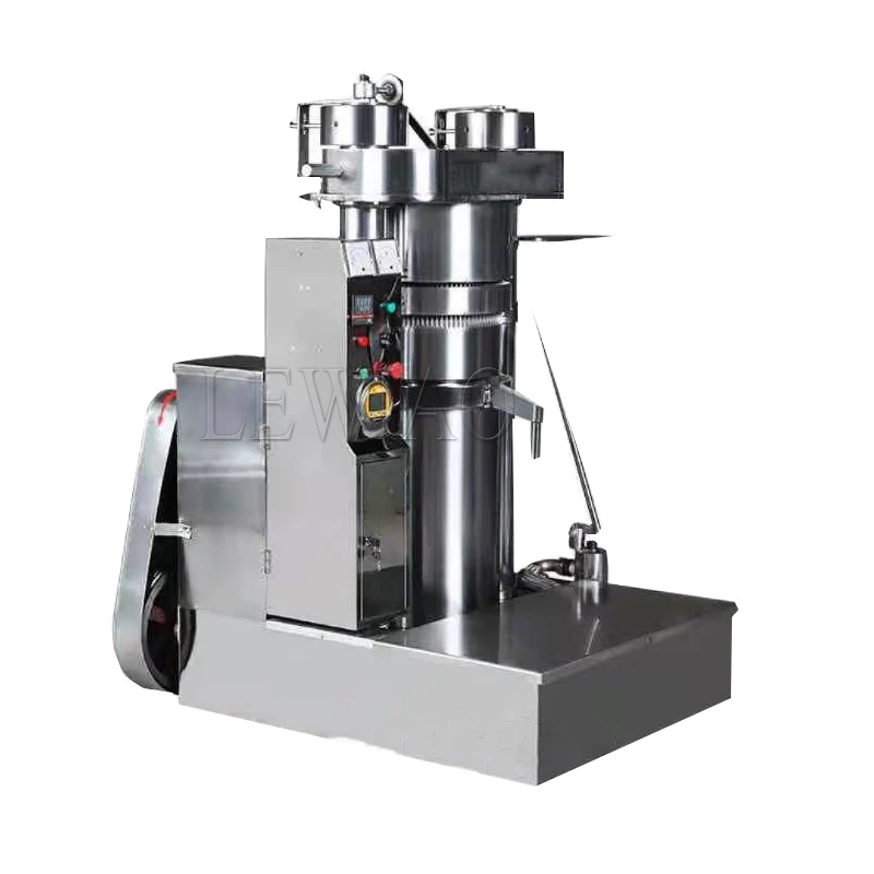 Automatic Hydraulic Hydraulic Press Household Stainless Steel Cold Press Oil Machine Olive Oil Extractor