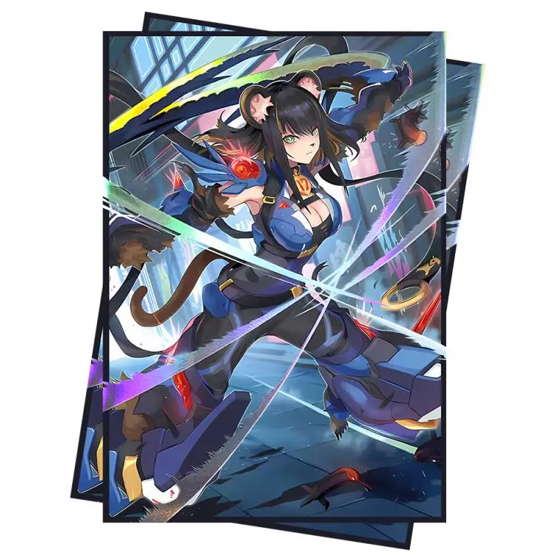 

50 шт./набор Yu-Gi-Oh! Защитный чехол для карт K9-17 K9 Ripper Flash Card Sleeve, для коллекционных аниме-игровых карт, подарок, игрушка, 63*90 мм