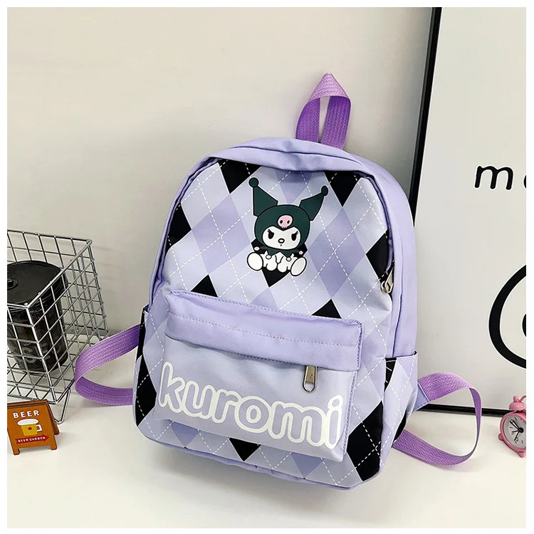 Sanrio Hello Kitty Plecak Kuromi Pochacco Cartoon Cute Ultra Light Storage Bag Kawaii Girls Child Gift Toys Anime Akcesoria