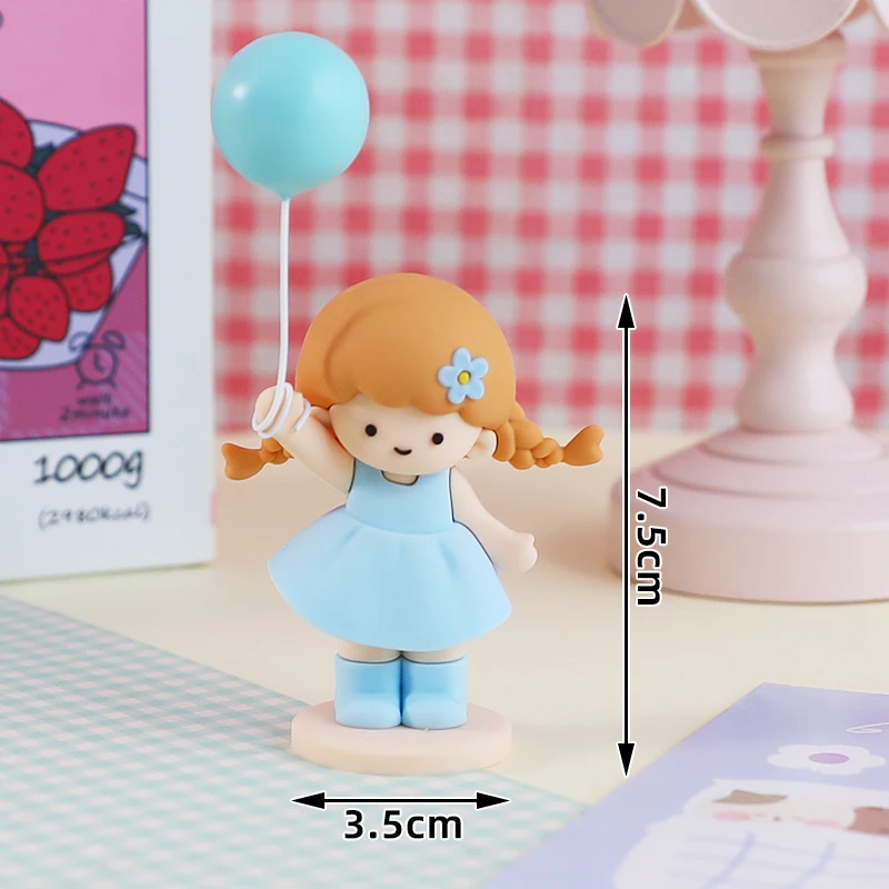 Süße neue Prinzessinnen-Kuchendekorationen zum 1. Geburtstag für Mädchen, Babyparty, Blumen-Geschenkbox, Deko-Accessoires – Detail 6