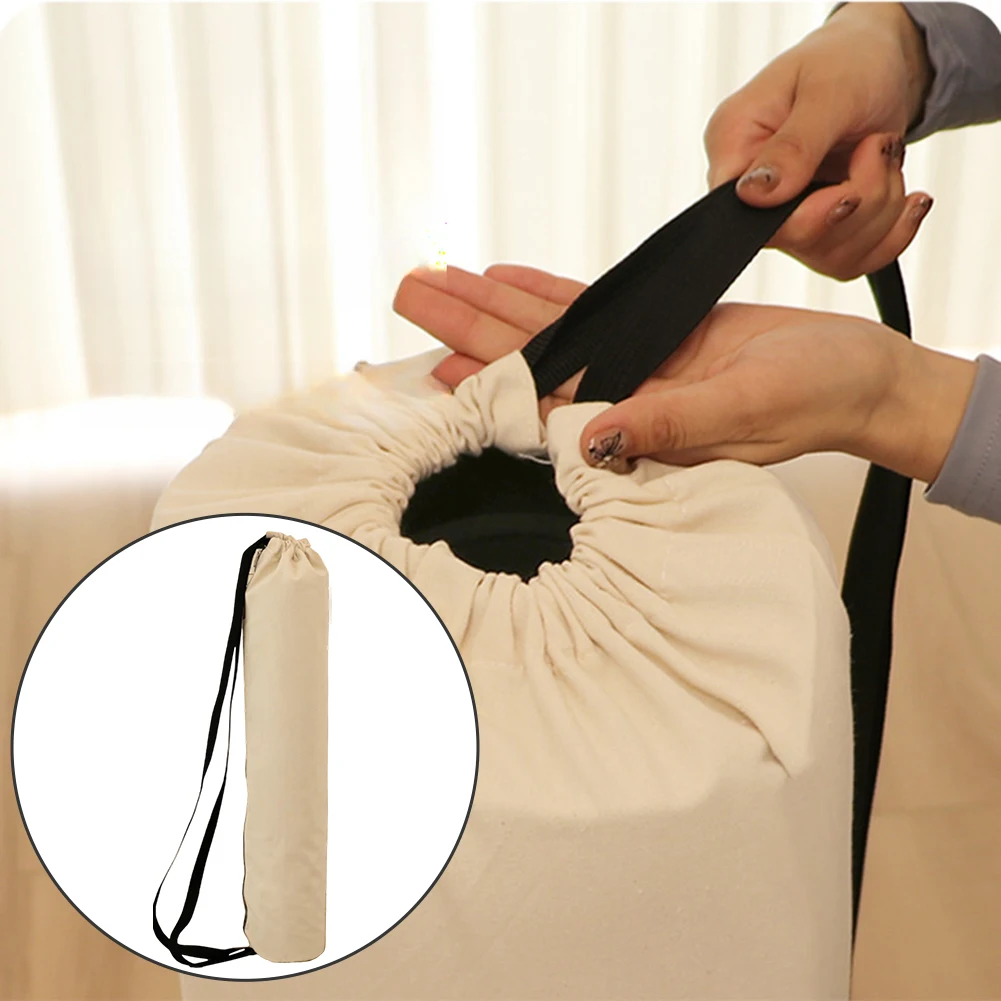 Large Capacity Yoga Mat Bag Carrier Backpack for Thick Mats up to 108cm Long Canvas Drawstring Zipper Yoga Holder