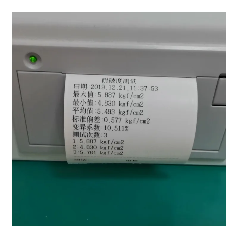 Automatic Burst Strength Testing Machine Intelligent Carton Corrugated Board Air Pressure Impact Fracture Tester
