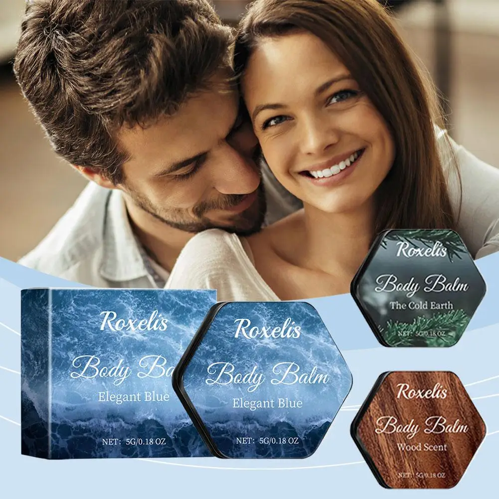 Women Fragrance Cream Long-Lasting Natural Woody Body Scent Stick Travel-Friendly Fresh Protable 5g Portable Solid Parfum Balm