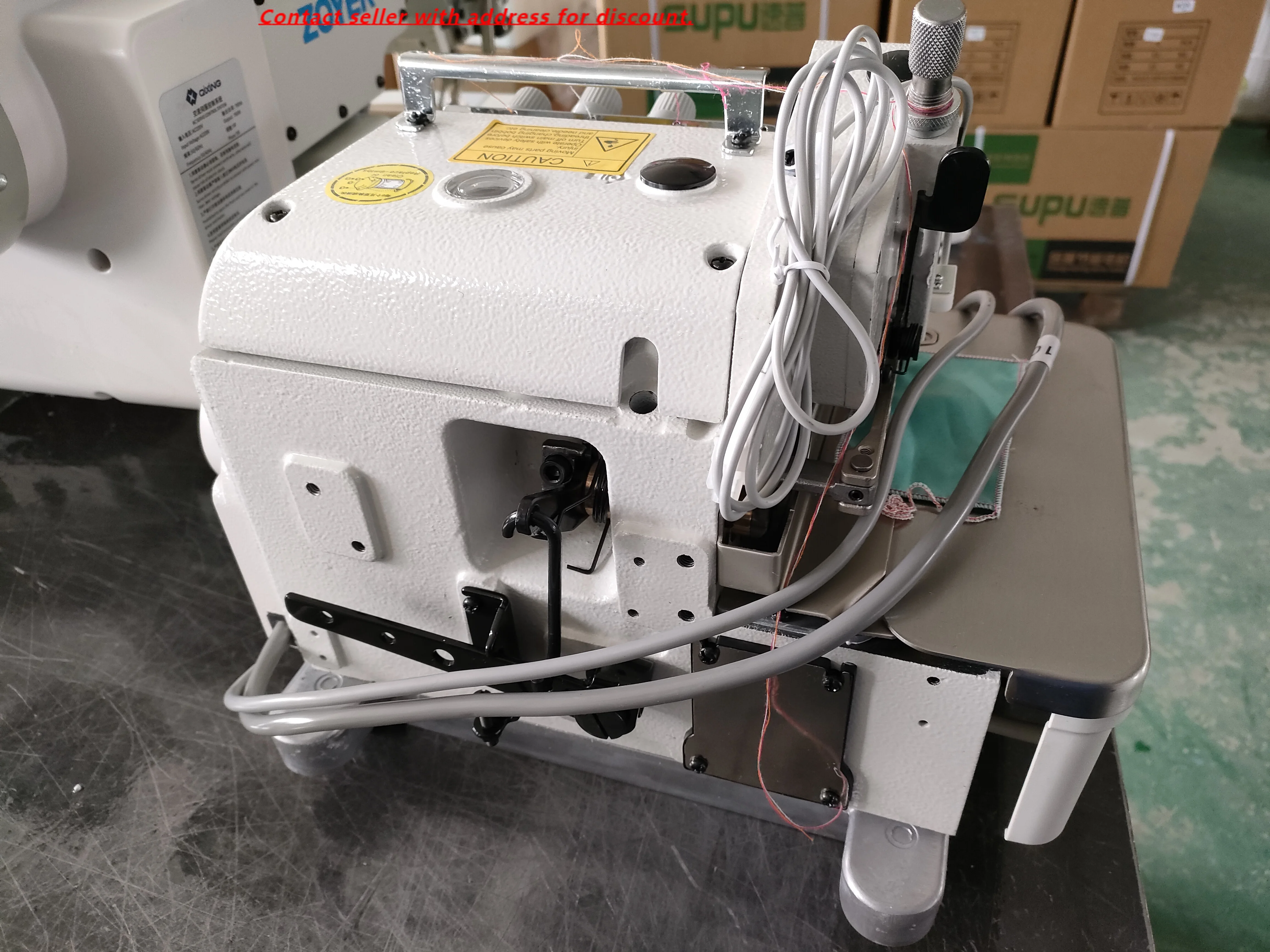 

ZY988-3MD Zoyer High Speed Direct Drive EX Type 3threads Logo Merrow Overlock Sewing Machine