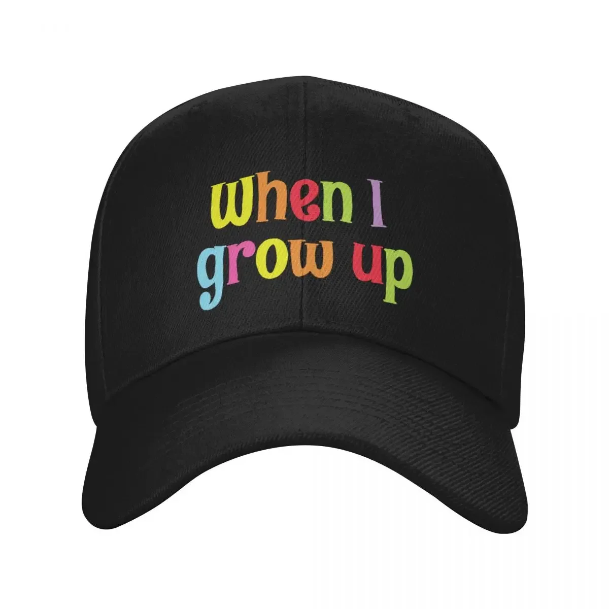 When I Grow Up Baseball Cap sailor cap for men Sports Cap Men Hats Women's