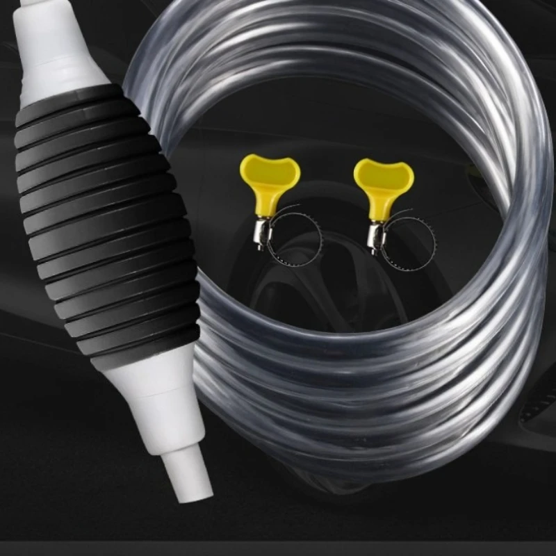 Handy Manual Gas Oil Pump Car Fuel Pump Hand Straw Pump Durable For Liquid Gasoline Tuning Fuel Gasoline Diesel Pump