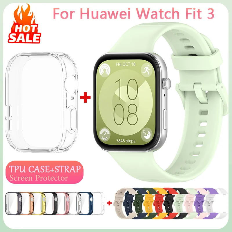 Чехол-из-ТПУ-чехол-для-huawei-watch-fit-3-аксессуары-для-ремешка-мягкий-универсальный-защитный-экран-чехол-бампер