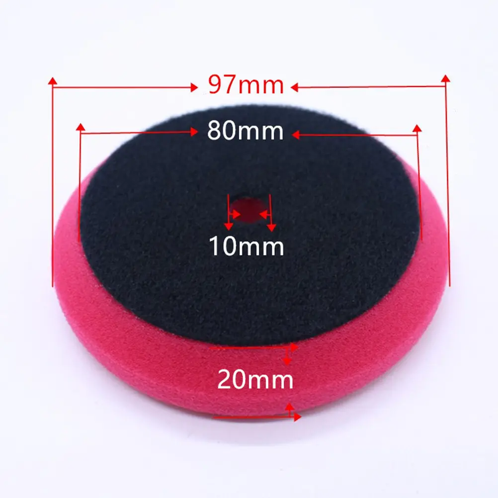 

4-дюймовый полировальный круг-губка Т-образной формы для вощения и полировки автомобиля, для ухода и детализации