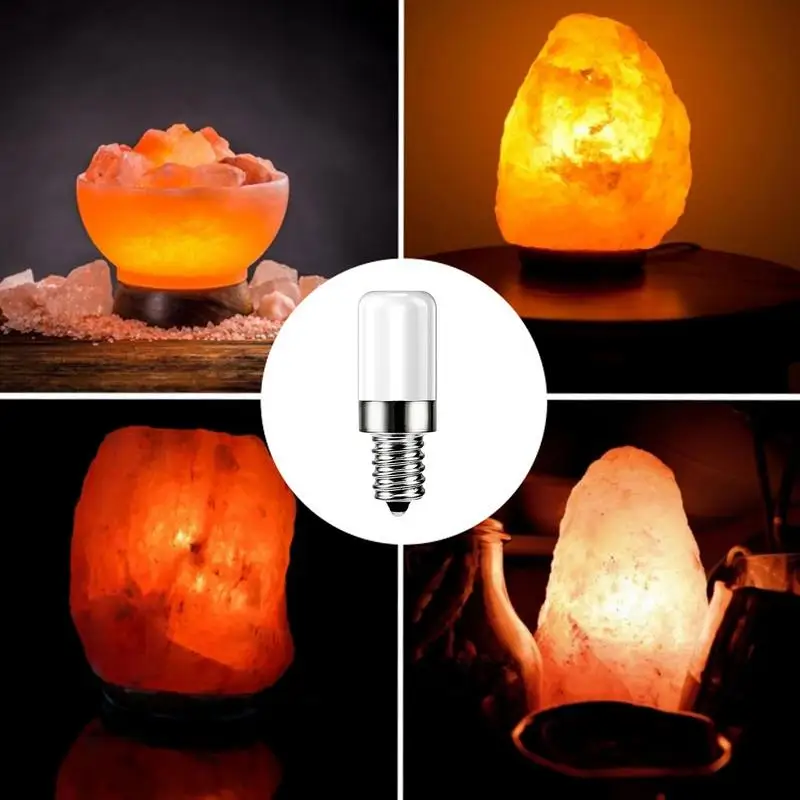 

E14/12 LED Light Bulbs AC220-240V 2W Appliance Refrigerator Lamp Mini Refrige Cabinet Display Lamps Replacement Parts