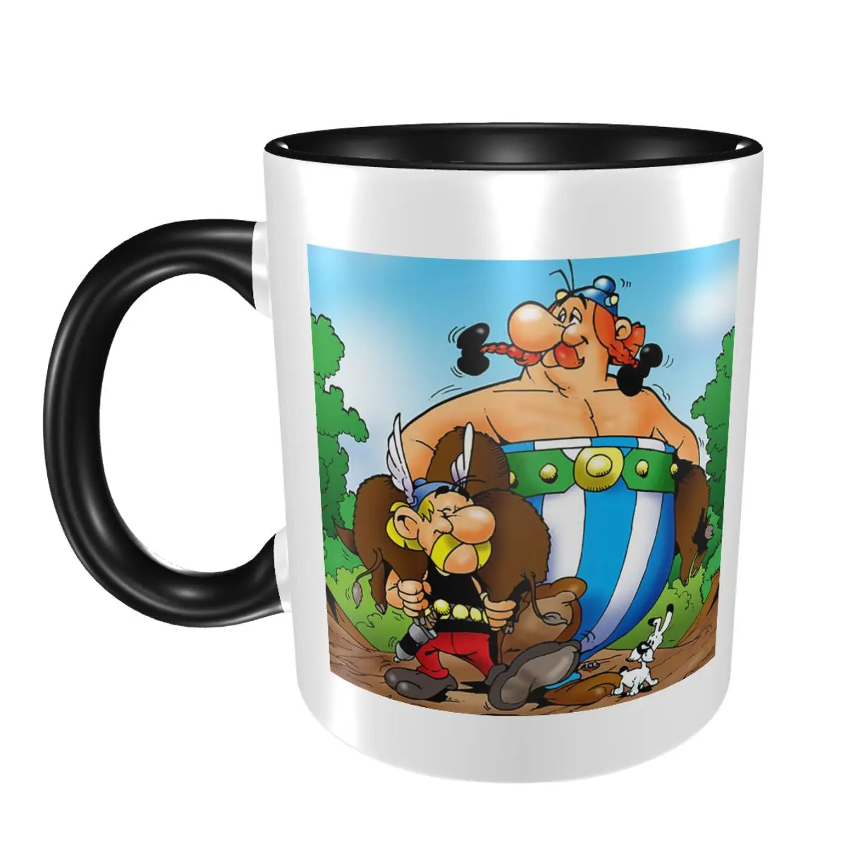 

Asterix Obelix Mug Funny Ceramic Coffee Cups Tea Mugs Milk Cup Drinkware Gifts for Woman Man