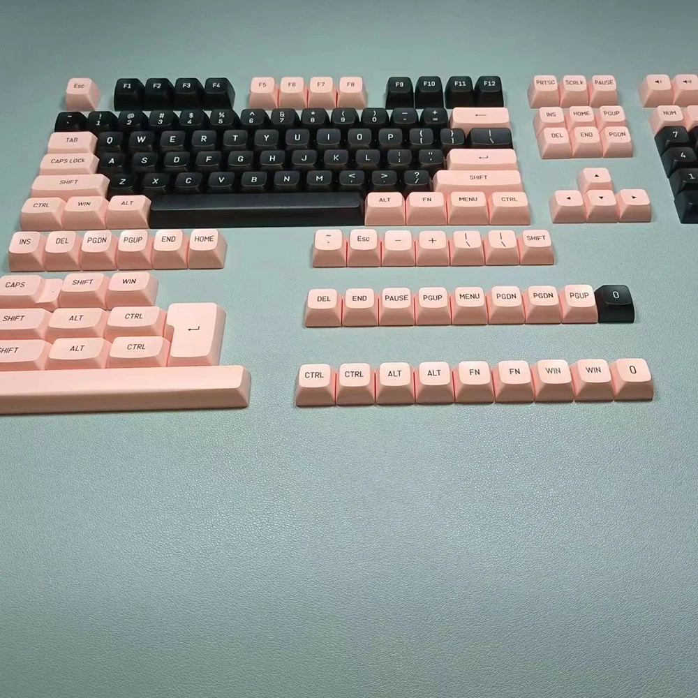 150 مفتاح CSA كيكابس PBT لقطة مزدوجة لمفاتيح Cherry MX على 61 63 64 67 68 75 84 87 96 98 108 ANSI ISO لوحات المفاتيح الميكانيكية