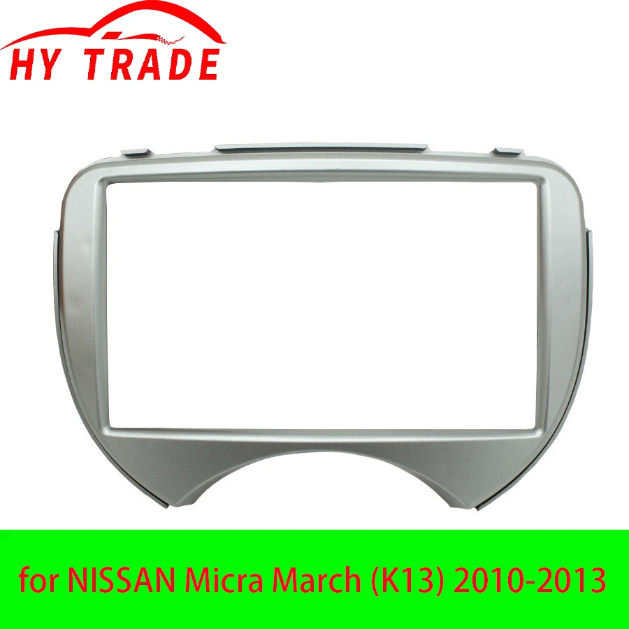 HY Car Radio Fascia for NISSAN Micra March (K13) 2010-2013 RENAULT Pulse Stereo Dash CD Trim Installation Frame Kit