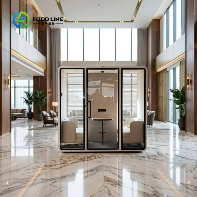 Custom Soundproof Office Pod Acoustic Work Booth Private Work Cabin for Home Office Meeting Room Noise Reduction Device