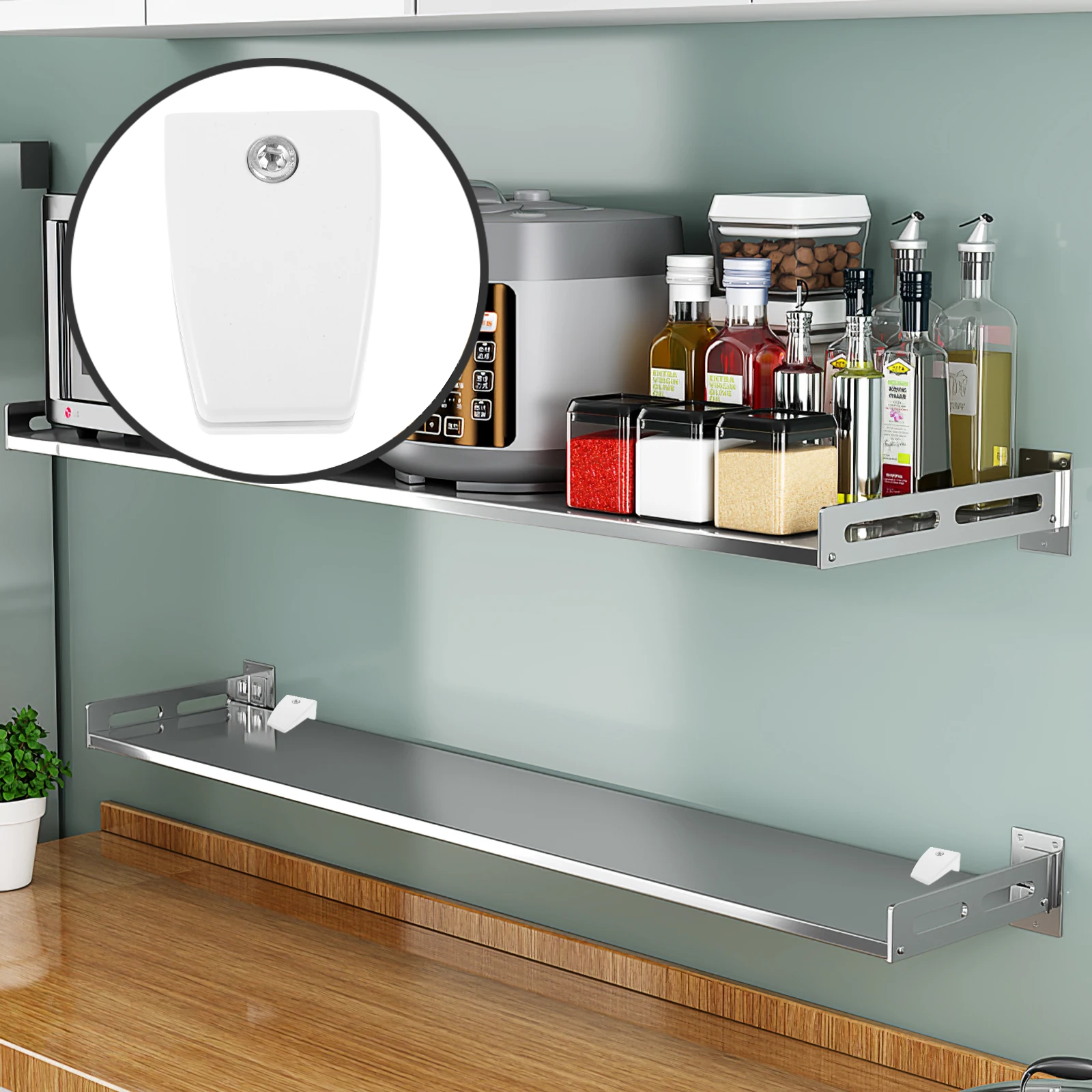 

4 Pcs Abs Plastic Desk Divider Clip Screen Partition Clamp Adjustable Privacy Panel Office Furniture Accessories White Color