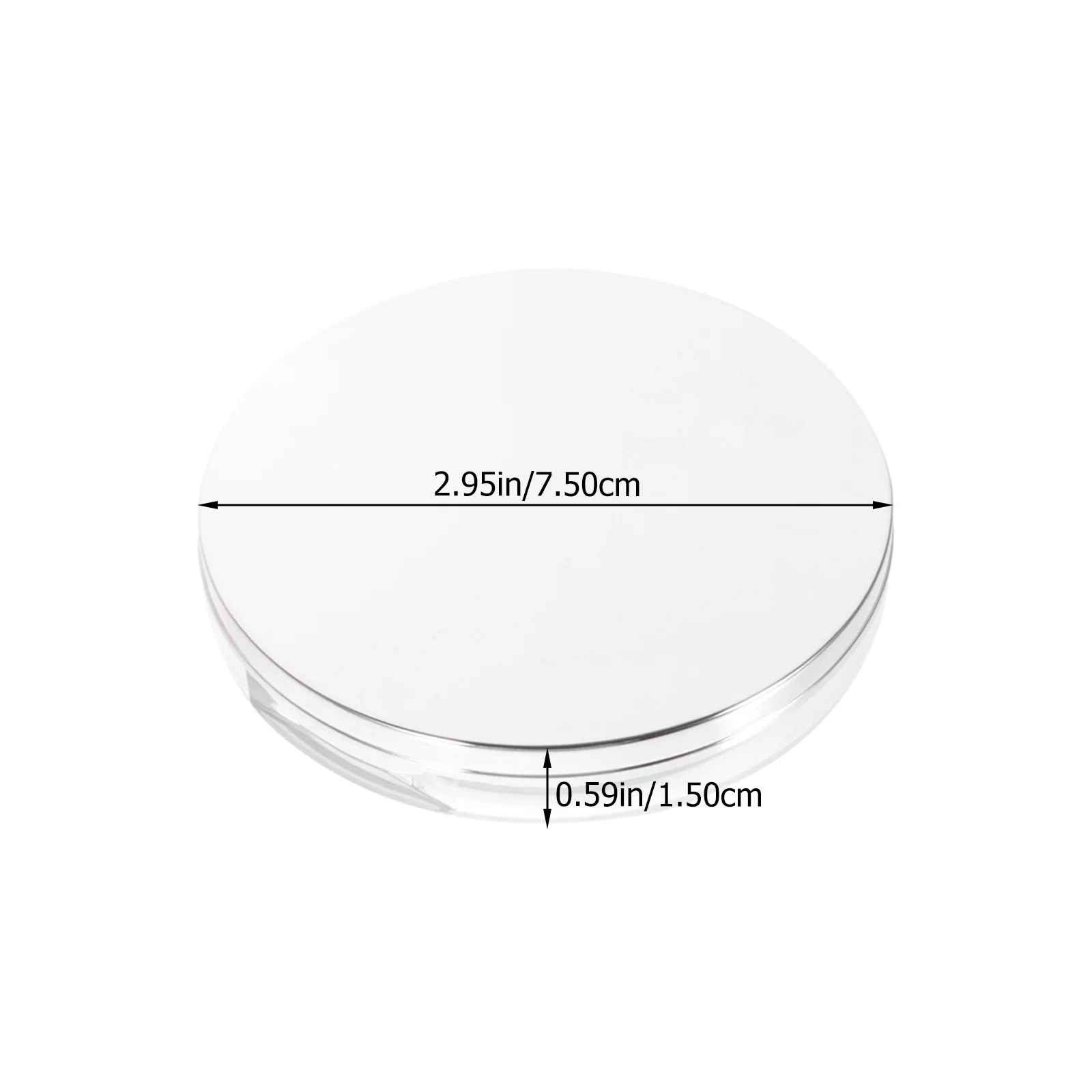 2 セットルースパウダー容器コンパクトデザイン詰め替え可能なパウダーパフボックス女性用化粧品収納旅行用美容ツール