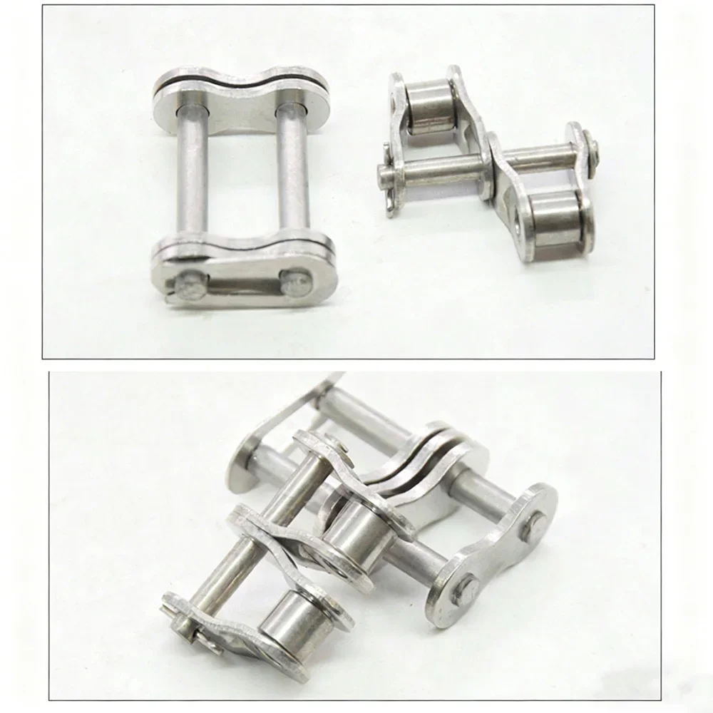 Picture 7: 304 Stainless Steel Double-Row Master Link & Offset Link for 06B 08B 10A 12A 16A 20A Roller Chain