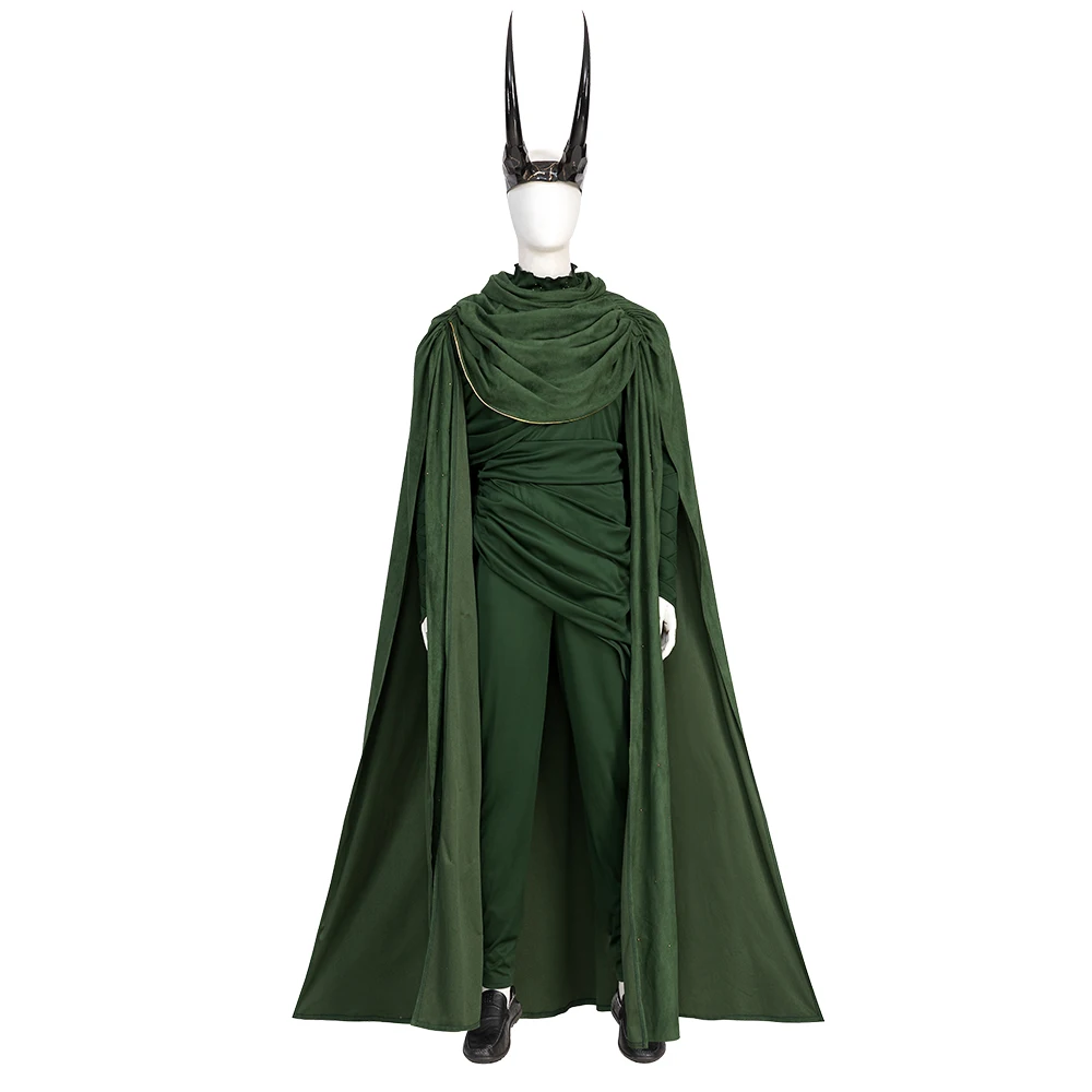

Norse God Style Horned Helmet Cosplay Costume Full Set XS-XXXL Halloween Christmas Comic Con
