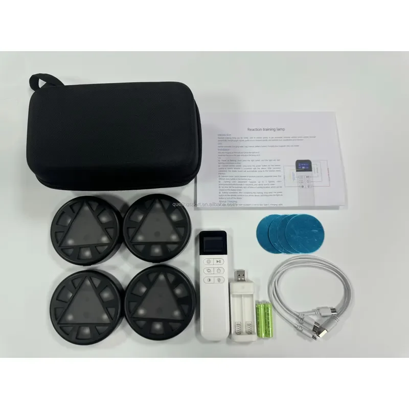 for Multifunctional Reaction Training Light 4 Newly Upgraded Remote Control Speed Agility Trainer 30 Hours Battery Life