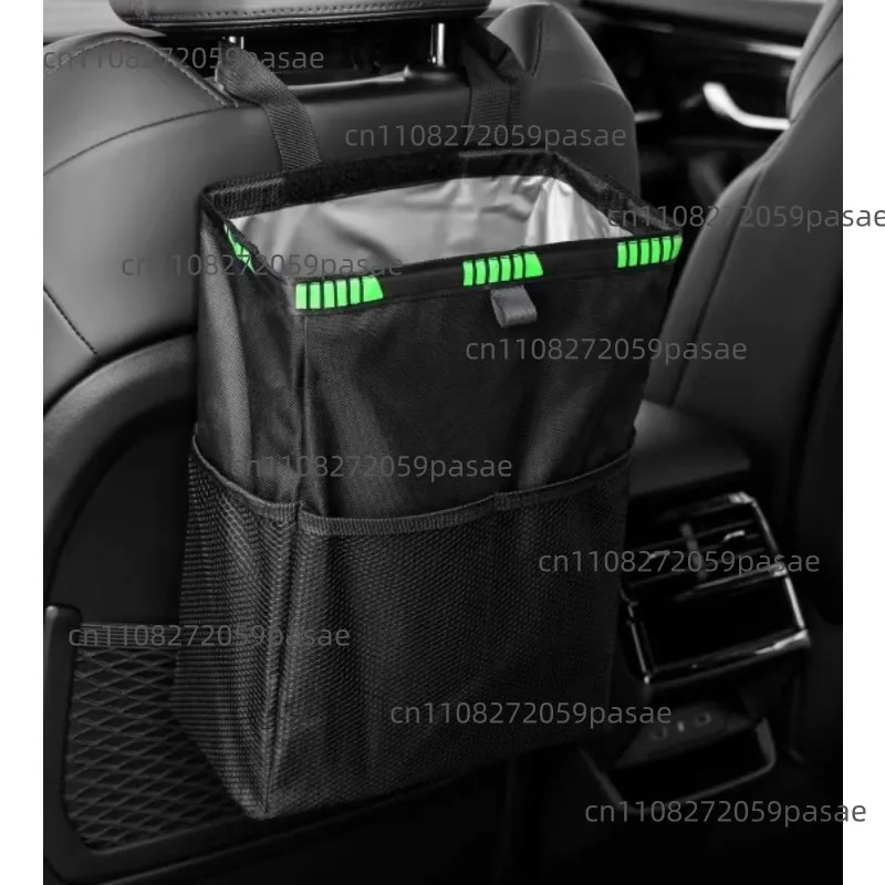 2-Pack Car Ice Pack Seatback Storage Pouch Car Seat Snack Holder Rear Storage Bag Trash Can