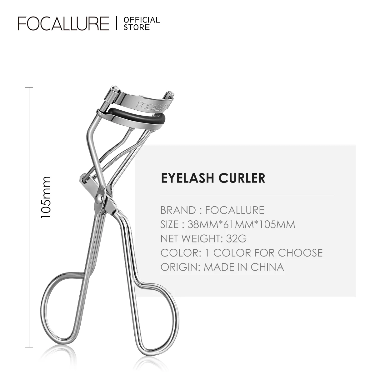 FOCALLURE Eyelash Curler Professional Eyelashes Cosmetics Makeup Tools Lash Lift Curling Long Lasting Eye Styling Accessories