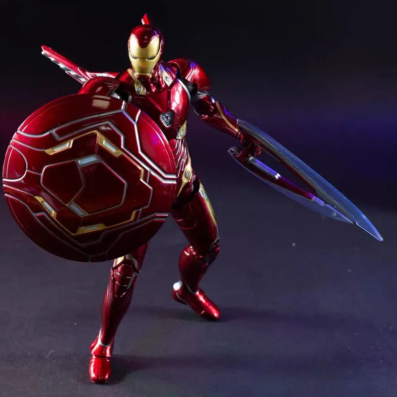 Hot Toys The Avengers Iron Man Mark Mk50 Action Garage Kit Figure Model Toy Gift Collectibles Birthday Christmas Gifts