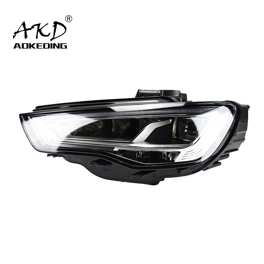 

AKD Car Styling for A3 Headlights 2013-2016 A3 LED Headlight Animation Head Lamp DRL Dynamic Signal Brake Auto Accessories