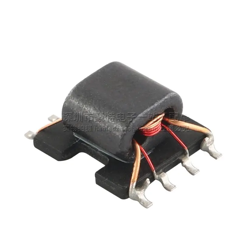 10pcs/high-pass coupled PLC transformer patch strong power 220V power cat carrier ring ratio 1:4:3 RF transformer 458PT-6410