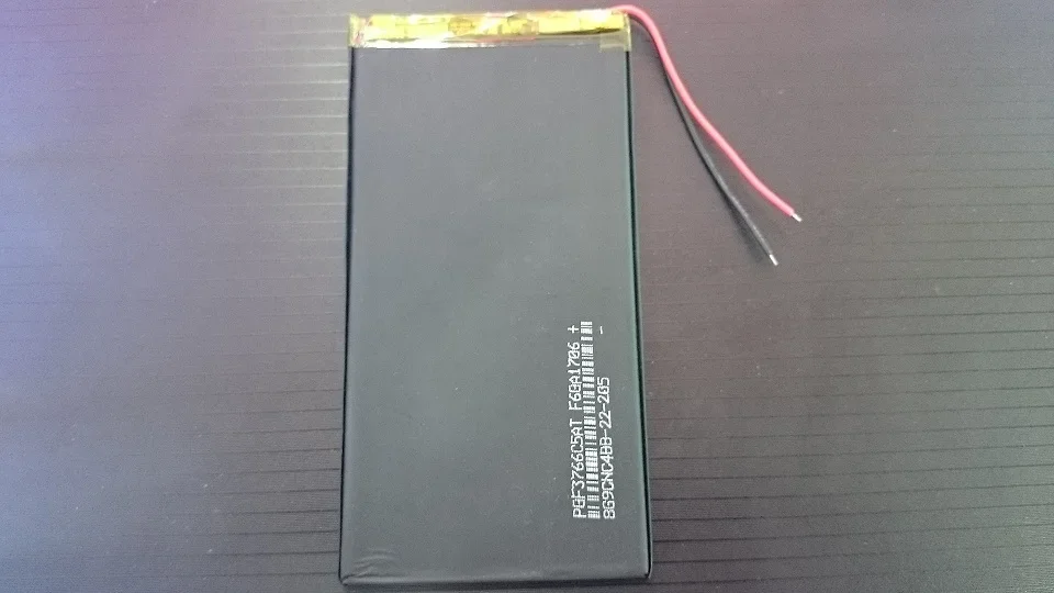 Baru V811 V801 37661253775131 V812 Tablet 3.7V baterai Lithium polimer isi ulang sel Li-ion A baik