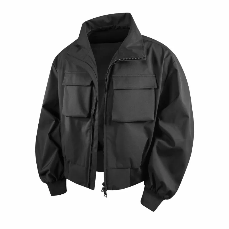 

Spring Autumn Men's Loose Fit Workwear Jaet High Street Sle Casual Outerwear Faionable Brand American High Street