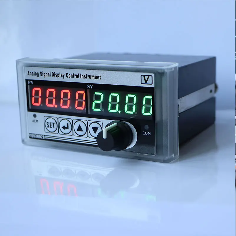 0-5V 10V Current Signal Analog Input/output Valve Speedometer Knob Version With Set Of Control Relay Output With RS485