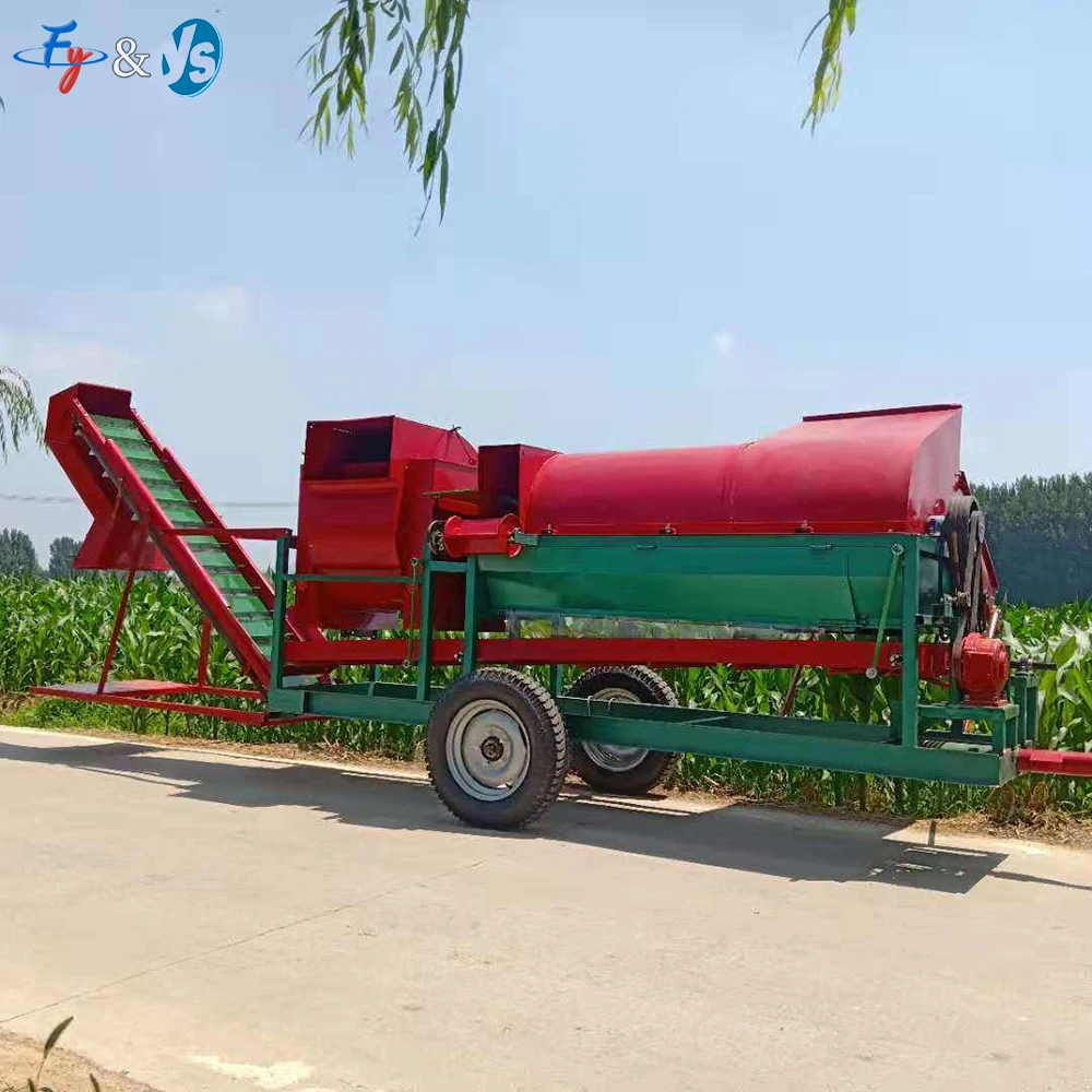 High-Quality Agriculture Machinery: Dry&Wet Heavy Duty/Small Peanut Picker , Tractor-Traction Multi-Function Corn Thresher