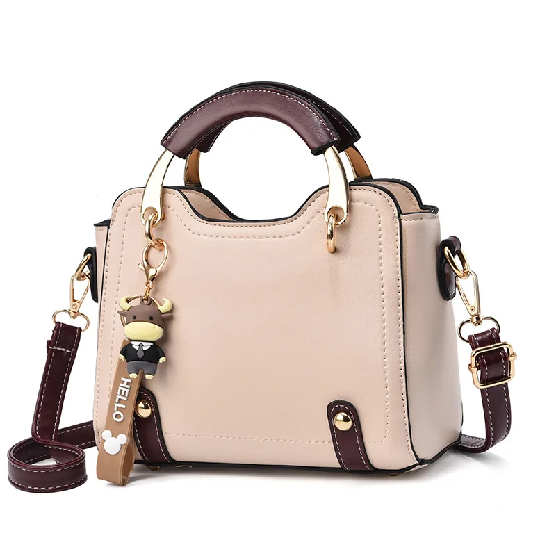 New brand shoulder Bag leather  Women's luxury designer handbag for 2024 women European and American retro cross body Tote bags