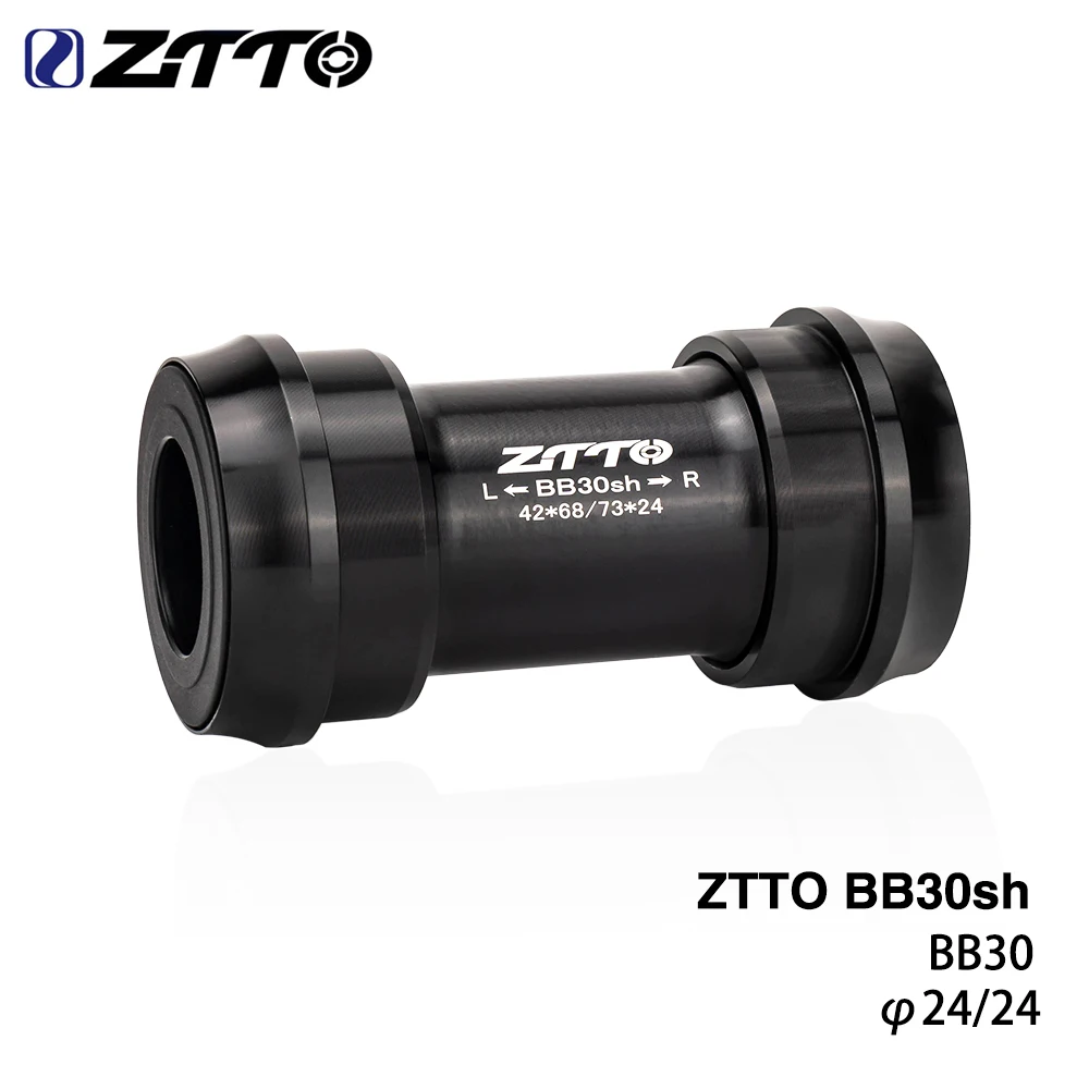 ZTTO MTB Bike Press Fit Bottom Bracket Axle BB30sh 24 Road Bicycle BB Press Fit 24mm For 68 73mm Crankset Chainset