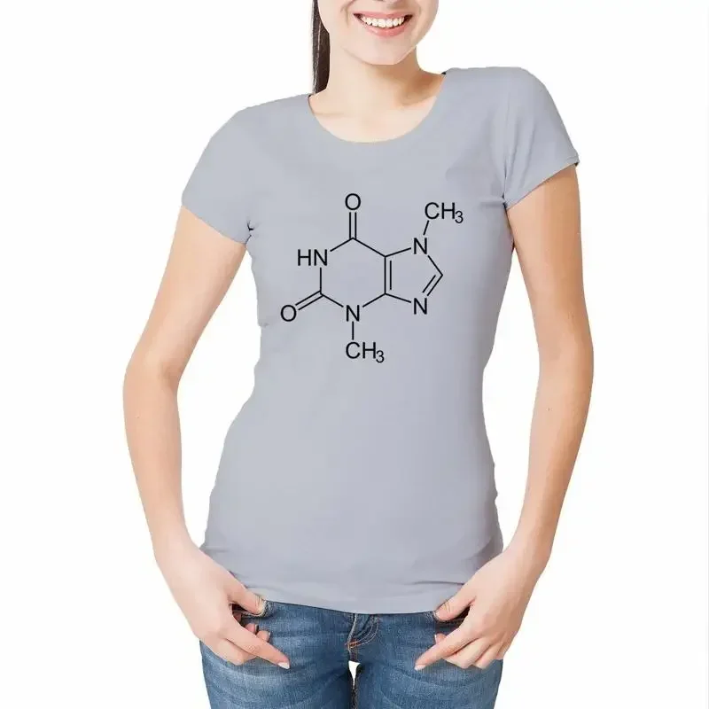 Womens Chocolate Molecule T-Shirt Sweets Candy Love Funny Science Chemistry Eat
